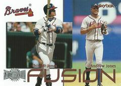 Chipper Jones / Andruw Jones #10 Baseball Cards 2000 Metal Fusion Prices