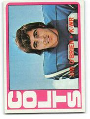 Jim O'Brien Football Cards 1972 Topps Prices