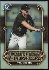 Paul Skenes [Refractor] #DPP-1 Baseball Cards 2023 Bowman Draft Picks & Prospects Prices