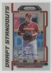 Spencer Schwellenbach [Autograph Silver Prizm] #DS-SS Baseball Cards 2021 Panini Prizm Draft Picks Standouts Prices