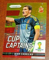 Iker Casillas [Yellow and Red Pulsar] #14 Soccer Cards 2014 Panini Prizm World Cup Captains Prices