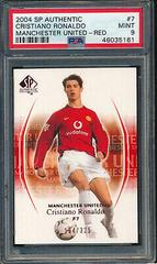 Cristiano Ronaldo [Red] #7 Soccer Cards 2004 SP Authentic Manchester United Prices