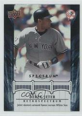 Derek Jeter #DJ18 Baseball Cards 2008 Upper Deck Spectrum Jeter Retrospectrum Prices