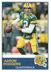 Aaron Rodgers [Green] #223 Football Cards 2019 Panini Score Prices