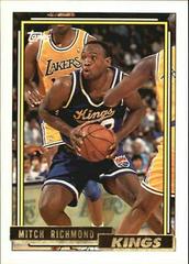 Mitch Richmond #25 Basketball Cards 1992 Topps Gold Prices