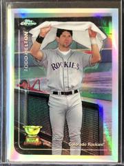 Todd Helton [Refractor] #52 Baseball Cards 1999 Topps Chrome Prices