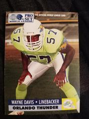 Wayne Davis [wlaf] #23 Football Cards 1991 Pro Set Wlaf Inserts Prices