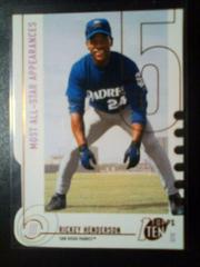 Rickey Henderson [Die Cut] Baseball Cards 2002 Topps Ten Prices