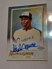 Hank Aaron Baseball Cards 2020 Topps Allen & Ginter Chrome Autographs Prices