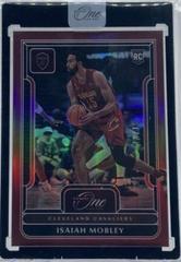 Isaiah Mobley [Red] #108 Basketball Cards 2022 Panini One and One Prices