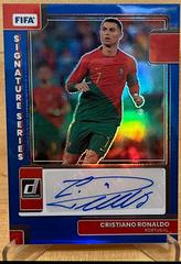 Cristiano Ronaldo [Blue] Soccer Cards 2022 Panini Donruss Signature Series Prices