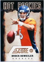 Brock Osweiler Football Cards 2012 Panini Score Hot Rookies Prices