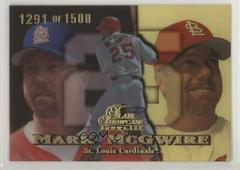 Mark McGwire [Row 1] #1 Baseball Cards 1999 Flair Showcase Prices
