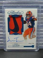 Sean Tucker [Horizontal Patch Autograph Brand Logo] #145 Football Cards 2023 Panini Flawless Collegiate Prices