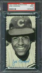 Jose Cardenal [White Back] Baseball Cards 1974 Topps Deckle Edge Prices