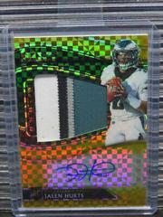 Jalen Hurts [Gold Prizm Jersey Number] Football Cards 2020 Panini Select Prime Selections Signatures Prices
