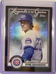 Ryne Sandberg [Black] Baseball Cards 2023 Topps Legends of the Game Prices
