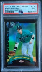 Adrian Gonzalez [Refractor] #T152 Baseball Cards 2002 Topps Chrome Traded Prices