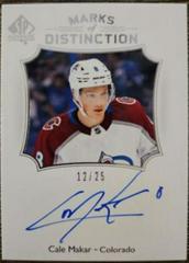 Cale Makar Hockey Cards 2021 SP Authentic Marks of Distinction Autographs Prices