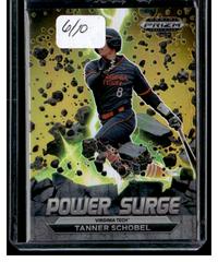 Tanner Schobel [Gold] Baseball Cards 2022 Panini Prizm Draft Picks Power Surge Prices