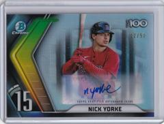 Nick Yorke [Autograph] Baseball Cards 2022 Bowman Scouts' Top 100 Prices