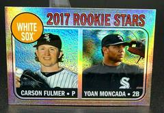 Yoan Moncada,  Carson Fulmer [Chrome Refractor] #117 Baseball Cards 2017 Topps Heritage Prices