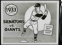 Senators VS Giants [1933] Baseball Cards 1967 Laughlin World Series Prices