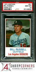 Bill Russell [Hand Cut] #91 Baseball Cards 1975 Hostess Prices