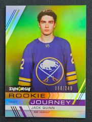 Jack Quinn [Green] Hockey Cards 2022 Upper Deck Synergy Rookie Journey Draft Prices