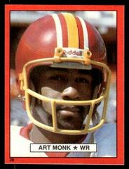 Art Monk #28 Football Cards 1981 Topps Red Border Stickers Prices