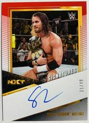 Seth 'Freakin' Rollins [Red] #AS-SRL Wrestling Cards 2022 Panini NXT WWE Alumni Signatures Prices
