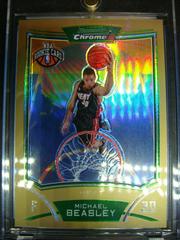 Michael Beasley [Gold Refractor] #112 Basketball Cards 2008 Bowman Chrome Prices
