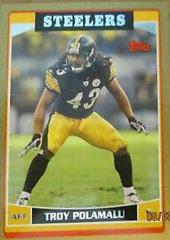 Troy Polamalu [Gold] #16 Football Cards 2006 Topps Prices