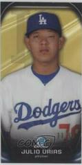 Julio Urias [Gold Refractor] Baseball Cards 2015 Bowman Chrome Prospect Profiles Mini Prices
