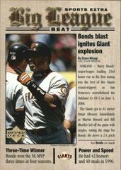 Barry Bonds Baseball Cards 2001 Upper Deck Big League Beat Prices
