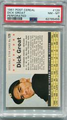 Dick Groat [Perforated] #129 Baseball Cards 1961 Post Cereal Prices