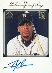 Tony Clark Baseball Cards 1998 SP Authentic Chirography Prices