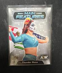Thunder Rosa [Silver] Wrestling Cards 2022 Upper Deck AEW Main Features Prices