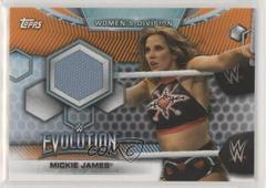 Mickie James [Orange] Wrestling Cards 2019 Topps WWE Women's Division Mat Relics Prices