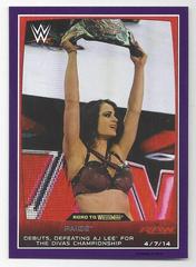 Paige [Purple] #1 Wrestling Cards 2015 Topps WWE Road to Wrestlemania Prices