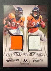 Jamaal Charles, Javonte Williams #RM-5 Football Cards 2023 Panini Luminance Reflected Materials Prices