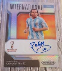Carlos Tevez [Silver Prizm] Soccer Cards 2022 Panini Prizm World Cup International Ink Autograph Prices