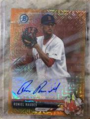 Roniel Raudes [Orange Refractor] Baseball Cards 2017 Bowman Mega Box Chrome Autographs Prices