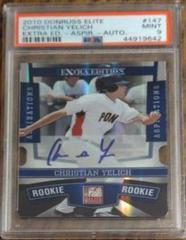 Christian Yelich [Aspirations Autograph] Baseball Cards 2010 Donruss Elite Extra Edition Prices
