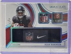 Bijan Robinson #1 Football Cards 2023 Panini Immaculate Rookie Reserve Prices