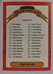 Checklist 1-26 #27 Baseball Cards 1990 Donruss Prices