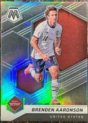 Brenden Aaronson [Silver] Soccer Cards 2021 Panini Mosaic Road to FIFA World Cup Prices