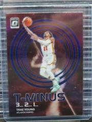 Trae Young [Purple] #5 Basketball Cards 2022 Panini Donruss Optic T Minus 3 2 1 Prices