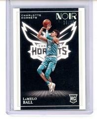LaMelo Ball [Holo Silver] #175 Basketball Cards 2020 Panini Noir Prices