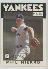 Phil Niekro #246 Baseball Cards 1986 O Pee Chee Prices